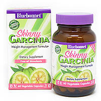 Гарциния формула управления весом Bluebonnet Nutrition Skinny Garcinia 60 вегетарианских капсул z12-2024