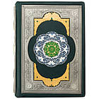 Книга подарункова шкіряна Коран російською та арабською мовами, фото 2