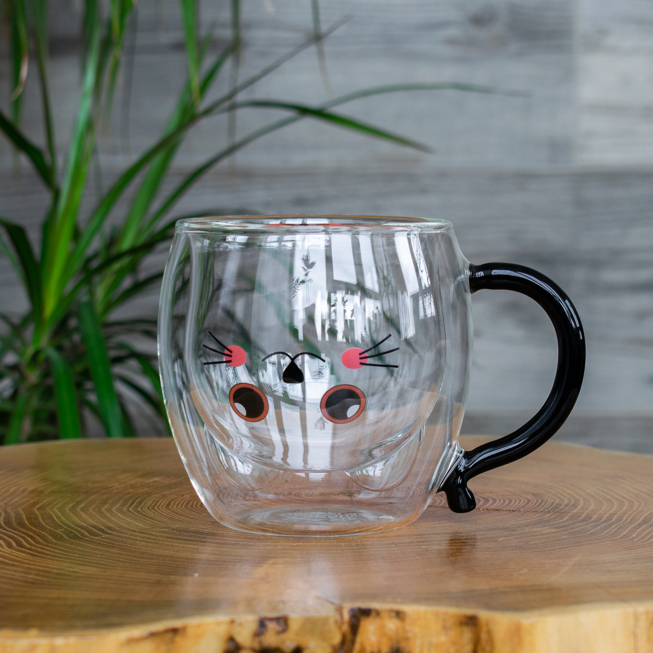 Набір чашок Ardesto Animals із подвійними стінками 250 мл (2 шт.) "Котики"