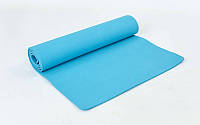 Коврик для фитнеса и йоги planeta-sport FI-4937 183 x 61 x 0.6 см Голубой (FI-4937_Голубой) z11-2024