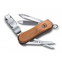 Нож Victorinox NailClip Wood 580 65 мм 6 функций Коричневый (0.6461.63) z11-2024