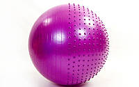 Фитбол полумассажный planeta-sport Zelart FI-4437-85 85 см Фиолетовый (FI-4437-85_Фиолетовый) z11-2024