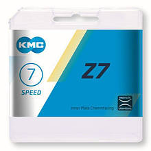 Ланцюг KMC Z50 (Z7) 1/2x3/32/116L grey/brown, 7шв.