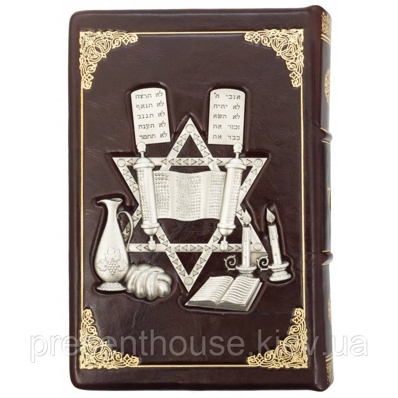 Книга подарункова "Тора" у шкіряній палітурці, фото 1