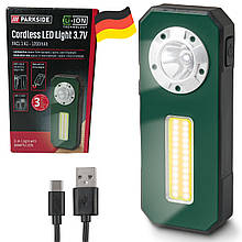 Потужний портативний кишеньковий ліхтар Parkside PACL 1 A1 з акумулятором (3.7 В, 1200 мА·год, 3.5 годин, Німеччина)