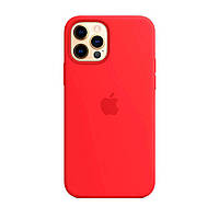 Чохол Apple оригінальний Silicone Case with MagSafe для Apple iPhone 12 Pro Max (Red)червоний