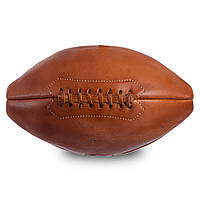 Мяч для американского футбола кожаный planeta-sport № 5 VINTAGE F-0262 American Football z12-2024
