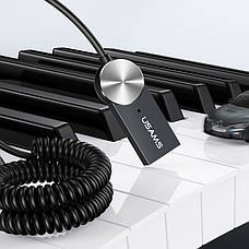 Bluetooth ресивер Usams US-SJ464 USB Wireless - mini-jack 3.5 Чорний/ Сірий (SJ464JSQ01), фото 4
