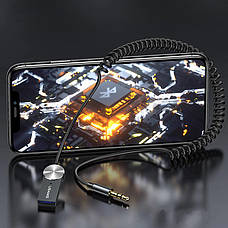Bluetooth ресивер Usams US-SJ464 USB Wireless - mini-jack 3.5 Чорний/ Сірий (SJ464JSQ01), фото 6