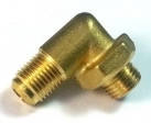 L-фитинг конический, для газового комплекта - ø 1/4"M-1/4"M