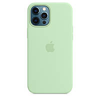 Чохол Apple оригінальний Silicone Case with MagSafe для Apple iPhone 12 Pro Max (Pistachio)зелений