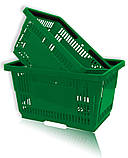 Купівельний кошик для супермаркетів чорний Кошик покупця, фото 5