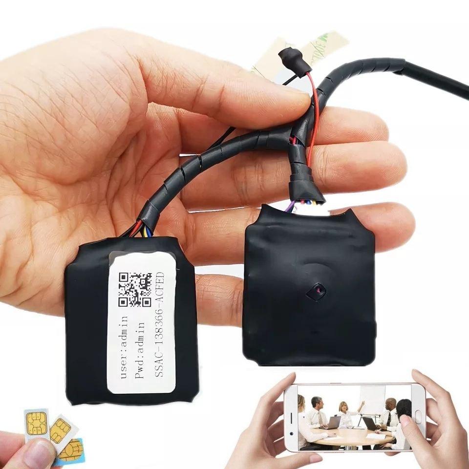 Охоронна безкорпусна 3G/4G мінікамера HQcam HQ-4G10-2Mp. CamHi Pro