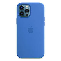 Чохол Apple оригінальний Silicone Case with MagSafe для Apple iPhone 12 Pro Max (Blue)блакитний