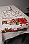 Рушник для кухні – рогожка, новий рік, різдво – пуансетія, 48*73 см, Світлана-К., фото 5