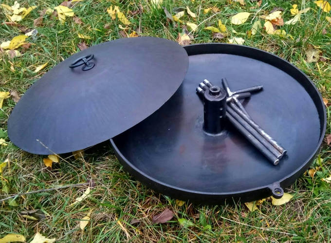 Необычная Сковорода из диска с отверстием для быстрого приготовления ...