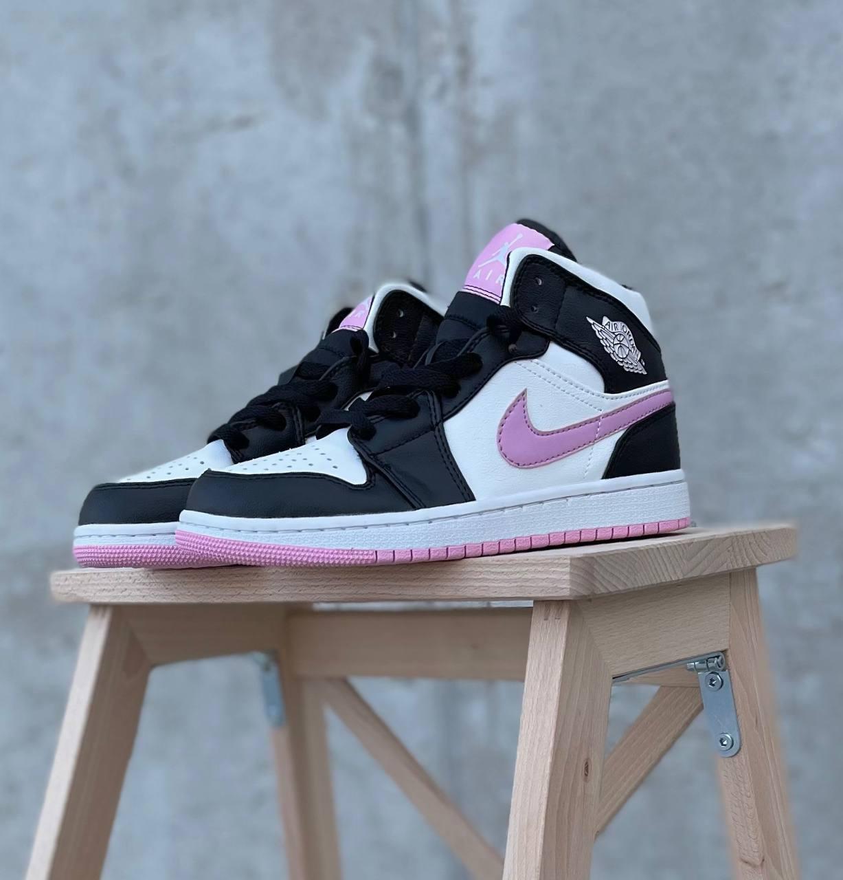 Black pink and blue jordans sales