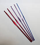 Гачок для в'язання металевий, жуй - 4ммм, довжина - 15см, фото 2