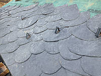 Монтаж сланцевої черепиці, дика кладка 1000 м2 3