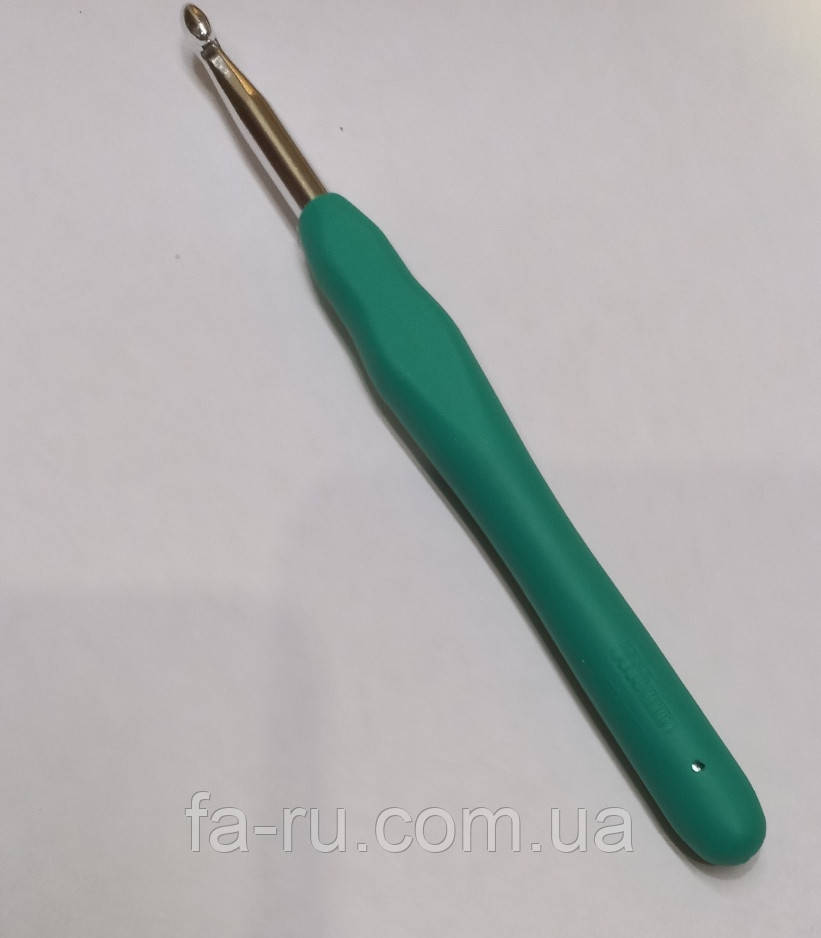 Гачок для в'язання з гумовою ручкою, ❑ -5,5 мм