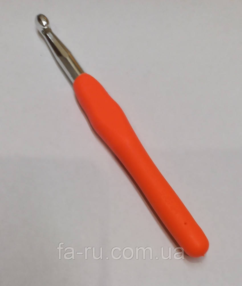 Гачок для в'язання з гумовою ручкою, he - 9,0 мм, фото 1