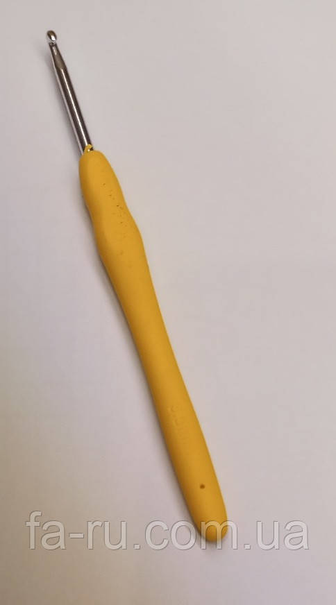 Гачок для в'язання з гумовою ручкою, he - 3,5 мм, фото 1