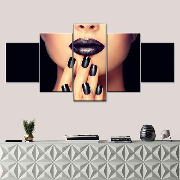 Модульная картина из пяти частей Art Studio Shop Тёмная красота 112x48