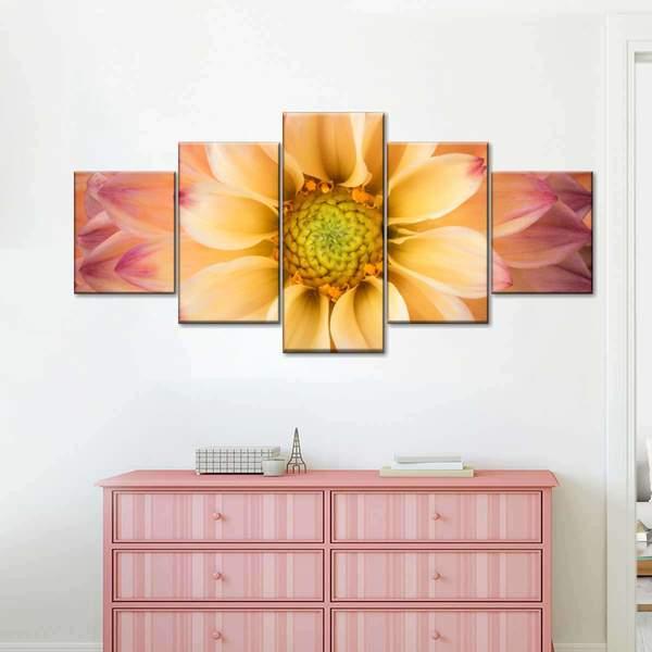 Модульная картина из пяти частей Art Studio Shop Симметрическая нежнос