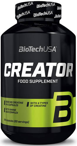 Купити Креатин комплекс BioTechUSA CreaTor 120 Caps, ціна 845 грн ...