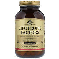 Комплекс для снижения веса Solgar Lipotropic Factors 100 Tabs D12P1-2023