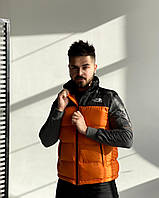 Мужская жилетка The North Face спортивный жилет оранжевый ТНФ Зе Норт Фейс fms
