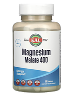 Малат магния 400, Magnesium Malate от KAL, 90капсул