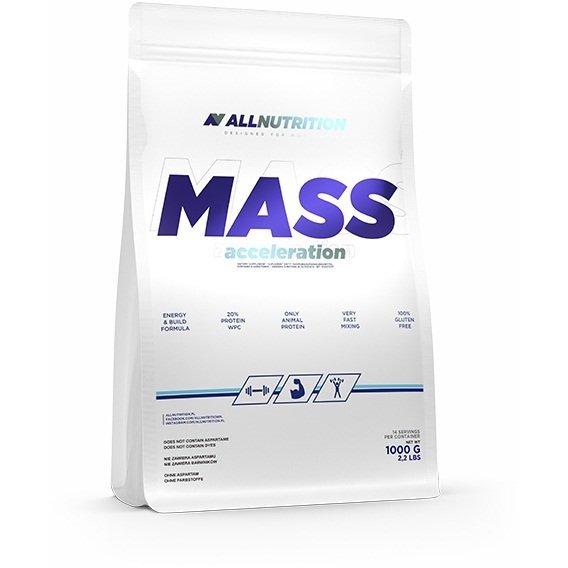 Гейнер All Nutrition Mass Acceleration 1000 g /14 servings/ Cappuccino