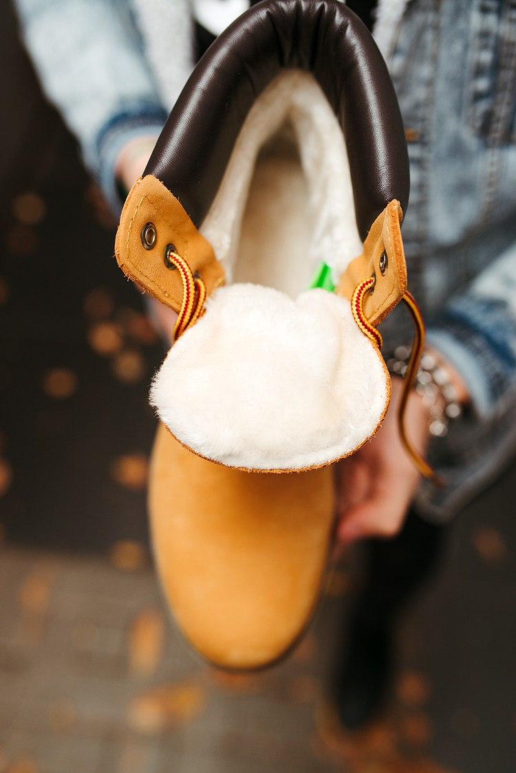 Жіночі черевики Timberland Classic Boots (с мехом)