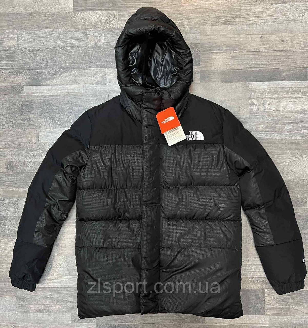 Зимняя мужская куртка The North Face с капюшоном (Турция) - фото 1 - id-p1717458789