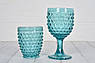 Набір із 6-ти скляних склянок для води в бірюзовому кольорі Ibiza Maison, фото 7