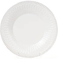 Набор Bona 3 обеденные тарелки Stone Flower диаметр 25см Белые DP40066 z15-2024