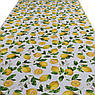 Скатертина бавовняна з цитрусовим малюнком Blooming Jaffa 140х180 см, фото 3