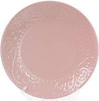 Набор Bona 6 обеденных тарелок Leeds Ceramics диаметр 27.5см каменная керамика Розовые DP40081 z15-2024