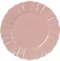 Набор Bona 6 обеденных тарелок Leeds Ceramics SUN диаметр 26см каменная керамика Розовые DP40088 z15-2024