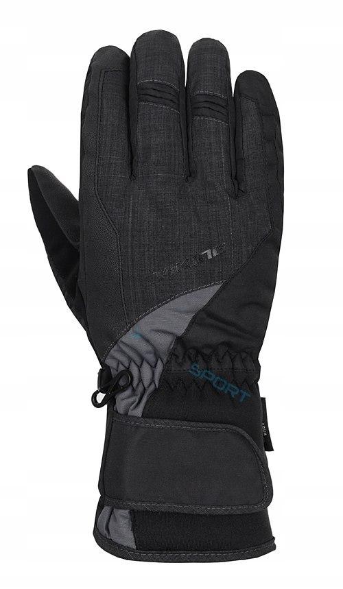 Рукавиці гірськолижні Viking Santo (black/melange, 8)