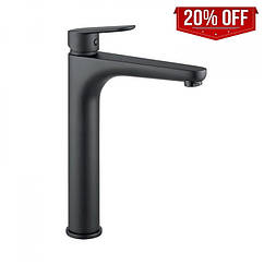 Змішувач для раковини високий чорний Fiore Kevon 81NN811901