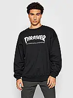 Мужской свитшот теплый Thrasher лонгслив с начесом трешер