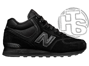 Жіночі кросівки Нью Баланс New Balance 574 Black Winter Fur (хутро)