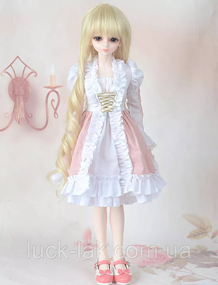 Плаття для ляльки 40 см БЖ 1/4 "Рожева хмара" BJD 1/4