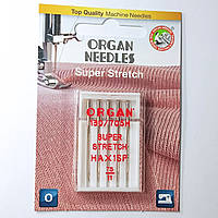 Иглы Super Stretch Organ № 75