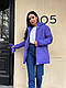 Стильна жіноча куртка пальто зимове синетоп 200 розміри 42 44 46 48 Новинка 2022, фото 9