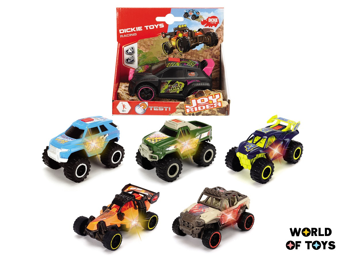 Машинка Dickie Toys Шалені перегони зі звук. та світл. ефектами 11.5см 6 видів (3761000)