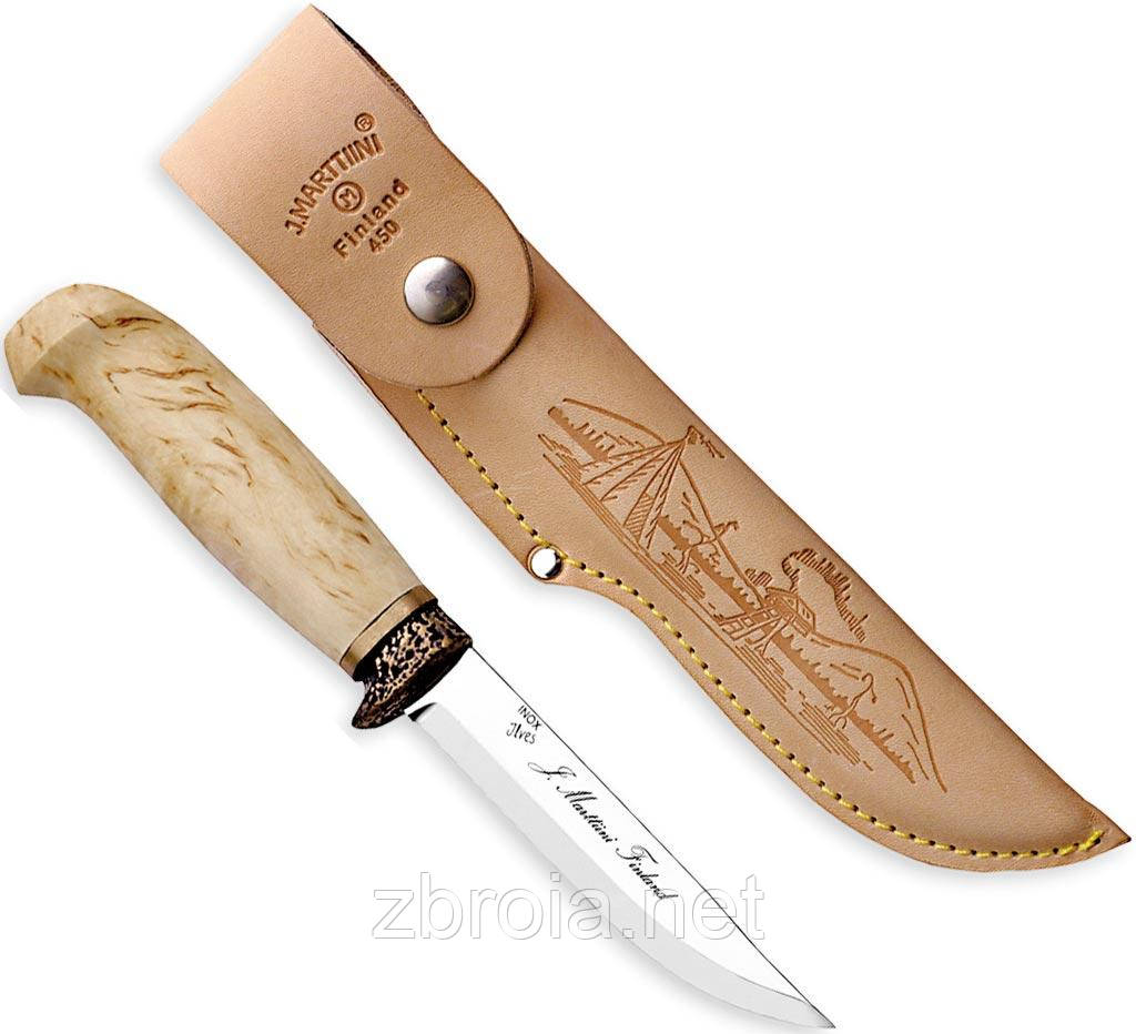 Нож Marttiini Hunting Knife with bronze finger guard