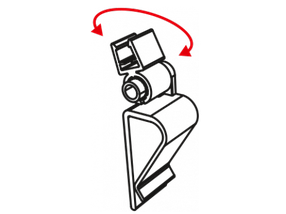 Кліпса-тримач рамки зі змінним кутом 0-180 на кошик 1 ШТ (1121), фото 4